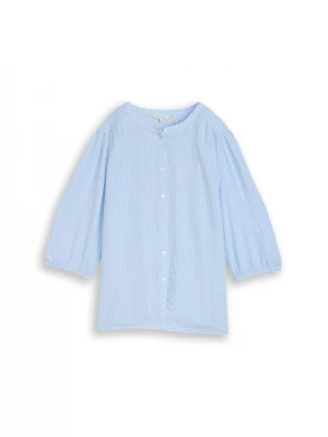 Foto van product Tom Tailor Women + Blouse lichtblauw / wit