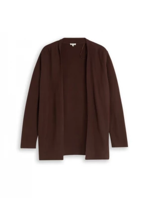 Foto van product Tom Tailor Women + Gebreid vest donkerbruin
