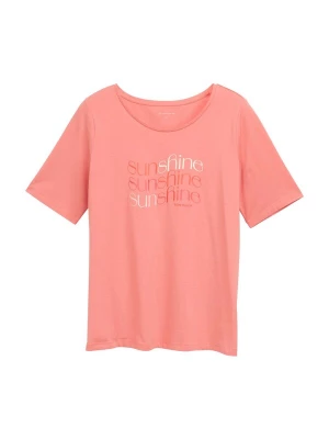 Foto van product Tom Tailor Women + Shirt lichtoranje / wit