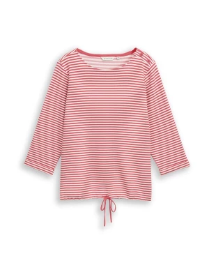 Foto van product Tom Tailor Women + Shirt lichtrood / wit