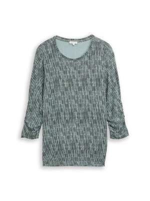 Foto van product Tom Tailor Women + Shirt mintgroen / zwart