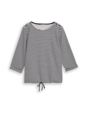 Foto van product Tom Tailor Women + Shirt navy / offwhite