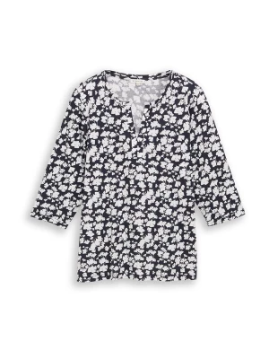 Foto van product Tom Tailor Women + Shirt navy / wit