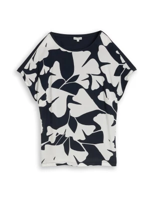 Foto van product Tom Tailor Women + Shirt navy / wit