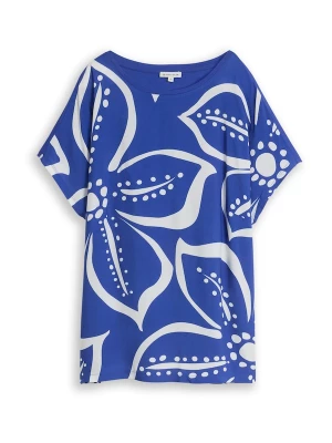 Foto van product Tom Tailor Women + Shirt royal blue / koningsblauw / offwhite