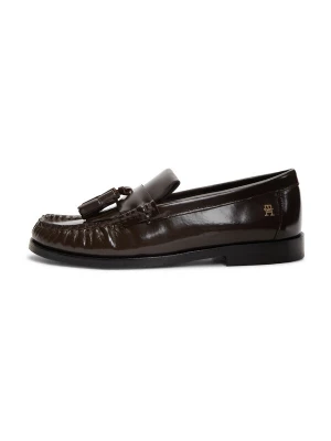 Foto van product TOMMY HILFIGER Mocassins 'TH Monogram Tassel' donkerbruin