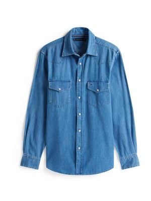 Foto van product TOMMY HILFIGER Overhemd 'WESTERN' blauw denim