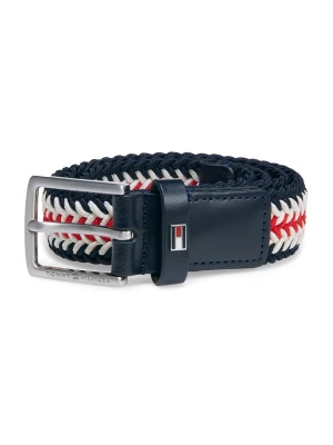 Foto van product TOMMY HILFIGER Riem 'Kids' Braided Buckle Elastic' donkerblauw / rood / wit