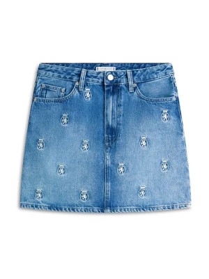Foto van product TOMMY HILFIGER Rok blauw denim / offwhite