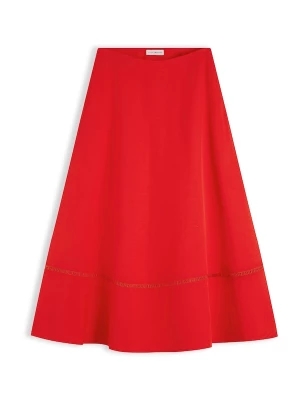 Foto van product TOMMY HILFIGER Rok 'Logo Flare Midi With' rood