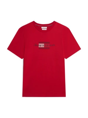 Foto van product TOMMY HILFIGER Shirt 'Flag Graphic' crème / navy / rood