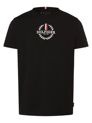 Foto van product TOMMY HILFIGER Shirt 'Global Stripe Crest Logo Slim' navy / rood / zwart / wit