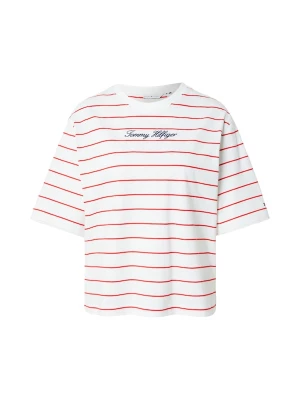 Foto van product TOMMY HILFIGER Shirt 'Logo Embroidery Relaxed' navy / rood / wit
