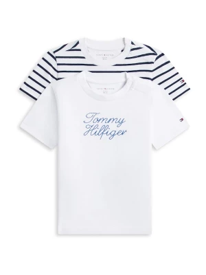 Foto van product TOMMY HILFIGER Shirt 'Rope Logo T' donkerblauw / wit