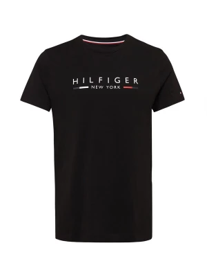 Foto van product TOMMY HILFIGER Shirt 'Slim NYC Logo' rood / zwart / wit