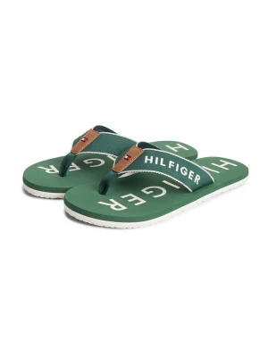 Foto van product TOMMY HILFIGER Teenslippers groen / wit