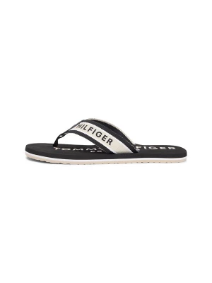 Foto van product TOMMY HILFIGER Teenslippers zwart / wit
