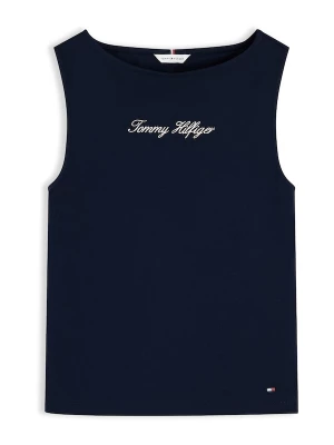 Foto van product TOMMY HILFIGER Top 'Slim Tank' navy / wit