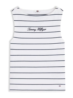 Foto van product TOMMY HILFIGER Top 'Slim Tank' navy / wit