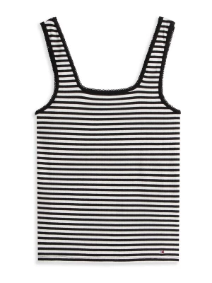 Foto van product TOMMY HILFIGER Top zwart / wit