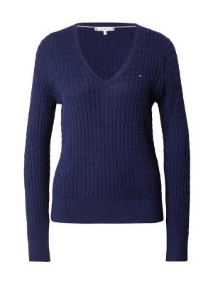 Foto van product TOMMY HILFIGER Trui 'Cable' navy / donkerblauw / rood / wit