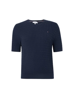 Foto van product TOMMY HILFIGER Trui 'Cable Short Sleeve' donkerblauw