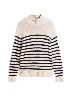 Foto van product TOMMY HILFIGER Trui 'Heritage' crème / zwart