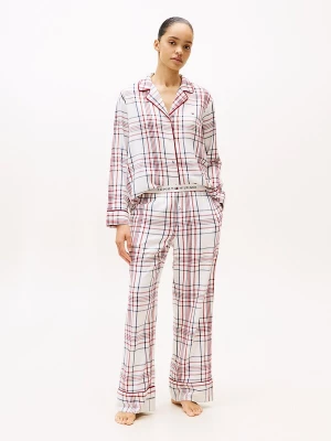Foto van product Tommy Hilfiger Underwear Pyjama 'Essential' donkerblauw / karmijnrood / wit