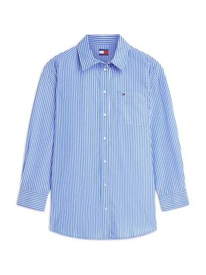 Foto van product Tommy Jeans Blouse 'Oversized Fit' royal blue / koningsblauw / wit