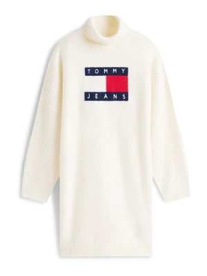 Foto van product Tommy Jeans Gebreide jurk navy / rood / wit