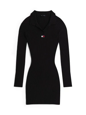 Foto van product Tommy Jeans Gebreide jurk navy / rood / zwart / wit