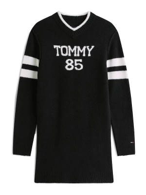 Foto van product Tommy Jeans Gebreide jurk zwart / wit