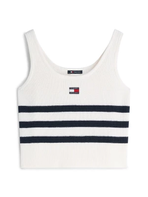 Foto van product Tommy Jeans Gebreide top navy / rood / wit