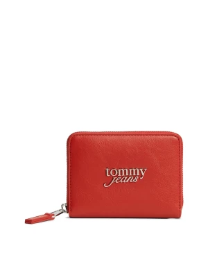 Foto van product Tommy Jeans Portemonnee 'Logo Plaque Zip-around' knalrood