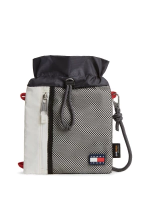 Foto van product Tommy Jeans Schoudertas 'Sacoche' ecru / zwart