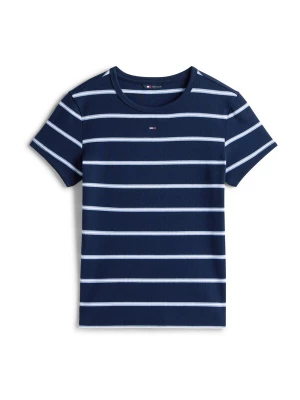 Foto van product Tommy Jeans Shirt 'Essential' navy / lichtblauw / wit