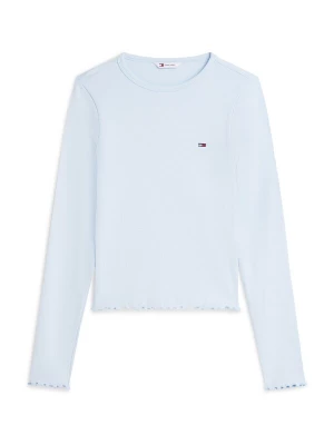 Foto van product Tommy Jeans Shirt 'Ruffle Slim Long Sleeve' hemelsblauw