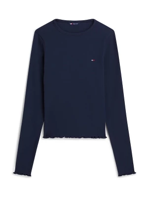 Foto van product Tommy Jeans Shirt 'Ruffle Slim Long Sleeve' navy