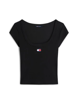 Foto van product Tommy Jeans Shirt 'Tommy Badge Slim' zwart
