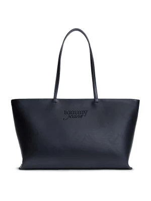 Foto van product Tommy Jeans Shopper 'Essential Textured Logo Tote' zwart