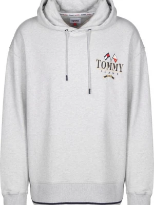 Foto van product Tommy Jeans Sweatshirt donkerblauw / grijs gemêleerd / rood / wit