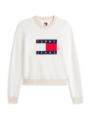 Foto van product Tommy Jeans Trui navy / cranberry / wit / wolwit