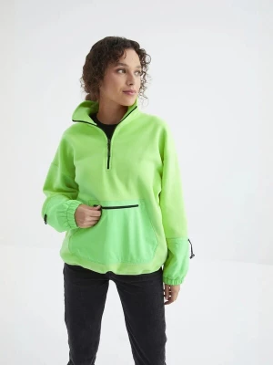 Foto van product Tommy Life Fleece jas groen / limoen