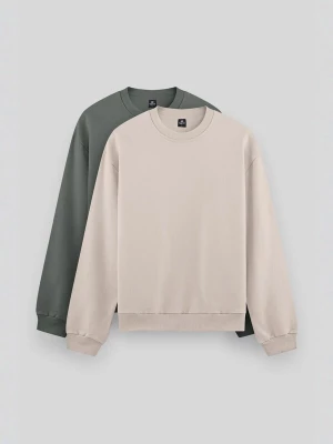 Foto van product Tommy Life Sweatshirt stone grey / groen