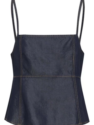 Foto van product Top Gestuz donkerblauw denim
