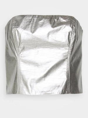 Foto van product Top Gina Tricot zilverkleurig