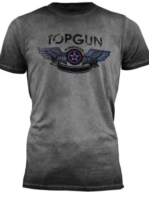 Foto van product TOP GUN Shirt antraciet / donkerrood