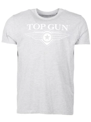 Foto van product TOP GUN Shirt grijs gemêleerd / wit