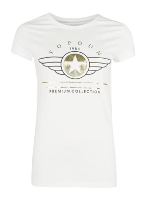 Foto van product TOP GUN Shirt ' TG20193050 ' goud / zwart / wit