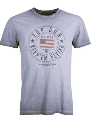 Foto van product TOP GUN Shirt ' TG20201033 ' blauw / grijs / rood
